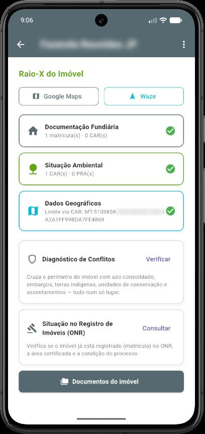 Raio-X do imóvel com diagnóstico e situação no Registro de Imóveis